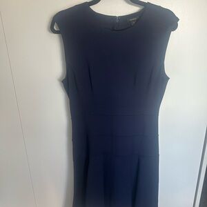 Halogen Navy Midi Dress